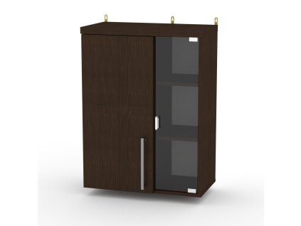 Závěsná vitrína MG-2-1 DOPRODEJ (Barva buk)