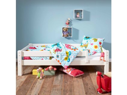 Dětská postel se zábranou TUTTI II SOLID 8x8 vč. roštu