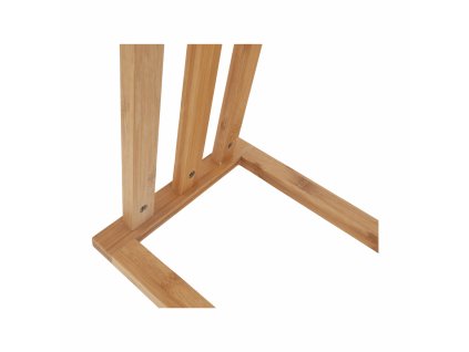 Stojan na ručníky, bambus/bílá, KOMO NEW