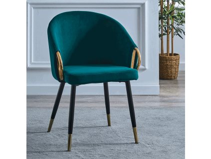 donko kreslo smaragdova 1x1k 01