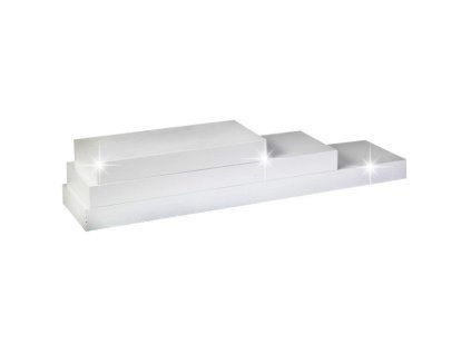 Police, bílý lesk, 120x25, GANA - výprodej