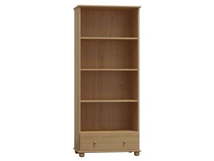 Policový regál 99 Klasik masiv borovice (Barva surové dřevo, Šířka 80 cm)