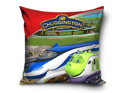 Povlak na polštář CHUGGINGTON Veselé vláčky