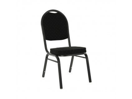 Stohovatelná židle JEFF 2 NEW, černá