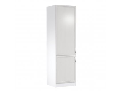 Skříňka na vestavěnou lednici D60ZL, levá, bíla/sosna Andersen, SICILIA