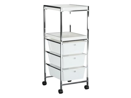 regal pojazdny biela chrom corfu 01