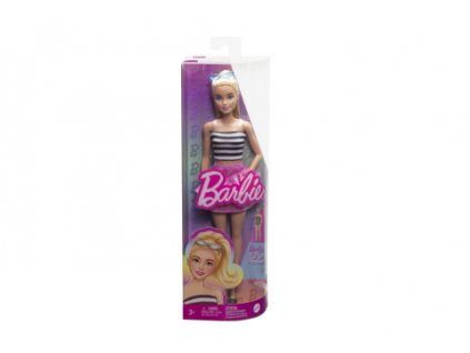 Barbie Modelka-růžová sukně a pruhovaný top HRH11