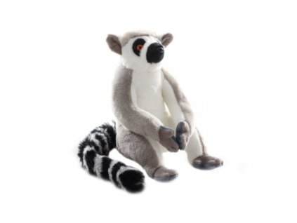 Plyš Lemur se suchým zipem 21cm - ECO-FRIENDLY