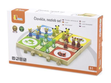 Dřevěné Člověče, nezlob se! v české krabici