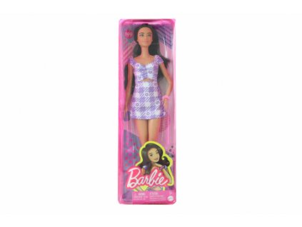 Barbie Modelka - fialkové kostkované šaty HJR98 TV 1.1 - 30.6.