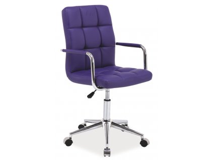 Kancelářská židle ELZA fialová ekokůže
