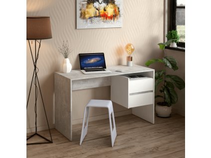 tulio new pc stol beton biela 0