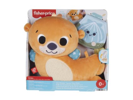 Fisher Price Plyšová vydra s knížkou HXG96