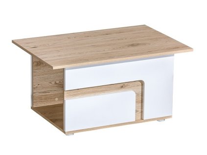 Konferenční stolek do dětského pokoje ARCELIO 18 | dub světlý / bílá