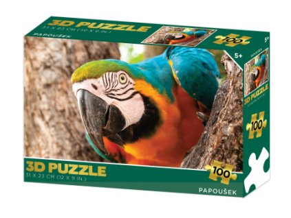 Puzzle 3D - Papoušek