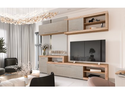 Obývací sestava LAMIA barva gotland/graige tessie