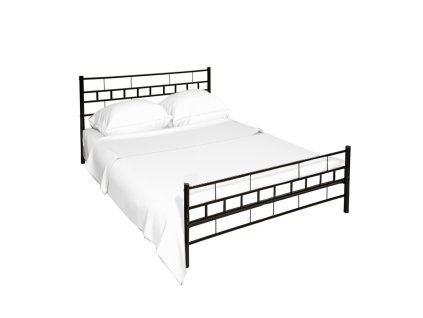 Postel TAJGI  černá, 90x200