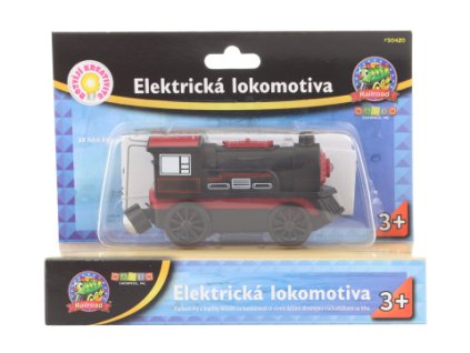 Elektrická lokomotiva - černá