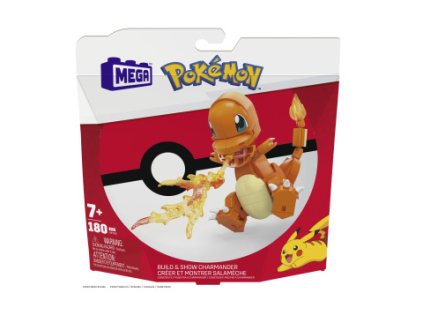 Mega Bloks Pokémon Postav a vystav si Pokémona-Charmander