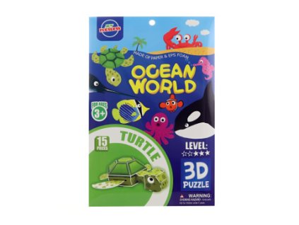 Puzzle 3D želva