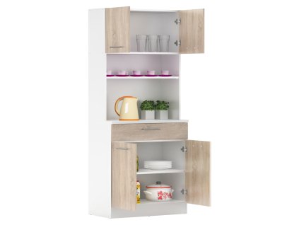 domis new kredenc biela sonoma 03