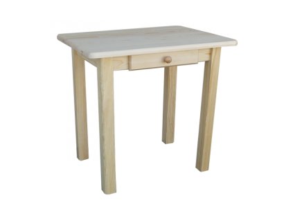 Jídelní stůl masiv borovice VM-02 (80x60) (Barva barva bílá)