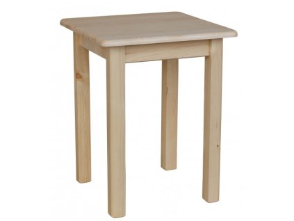 Jídelní stůl masiv borovice VM-03 (75x75) (Barva barva bílá)