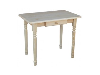 Jídelní stůl masiv borovice VM-06 (90x60) (Barva barva bílá)