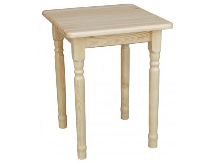 Jídelní stůl masiv borovice VM-07 (60x60) (Barva barva bílá)