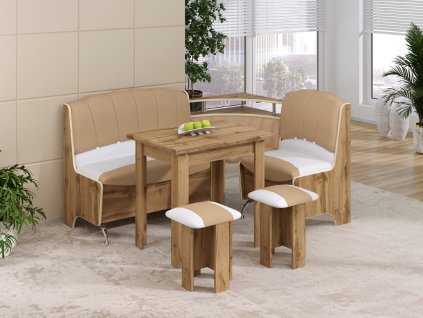40641 rohova lavice magnat set dub tacho kozenka kava bila premium