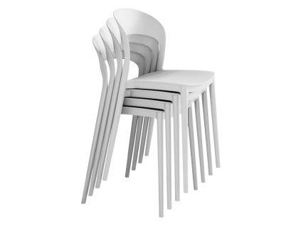 radana stolicka biela stoh