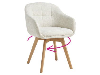 dimer dod otoc kreslo krem 00