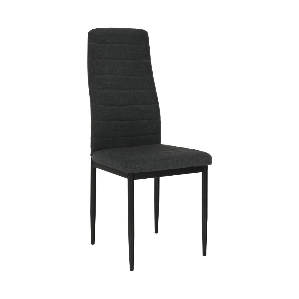 Jídelní židle COLETA Barva: tmavě šedá, materiál: látka