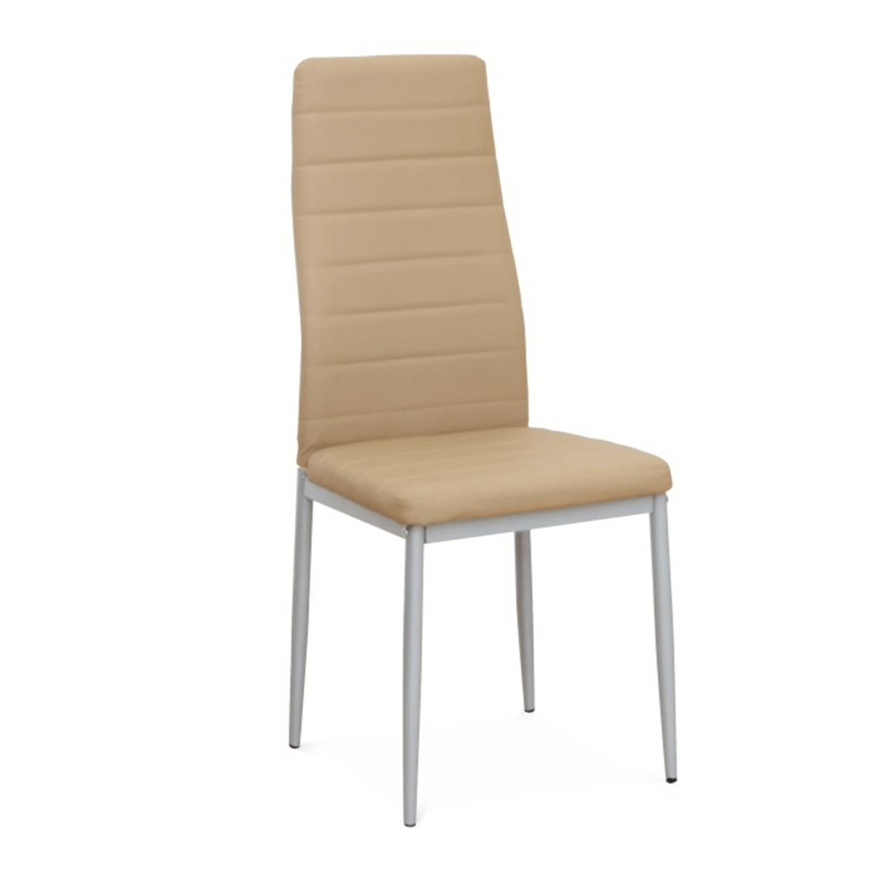 Jídelní židle COLETA Barva: Béžová, materiál: ekokůže