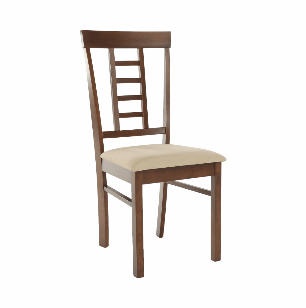 Jídelní židle OLEG NEW ořech / béžová