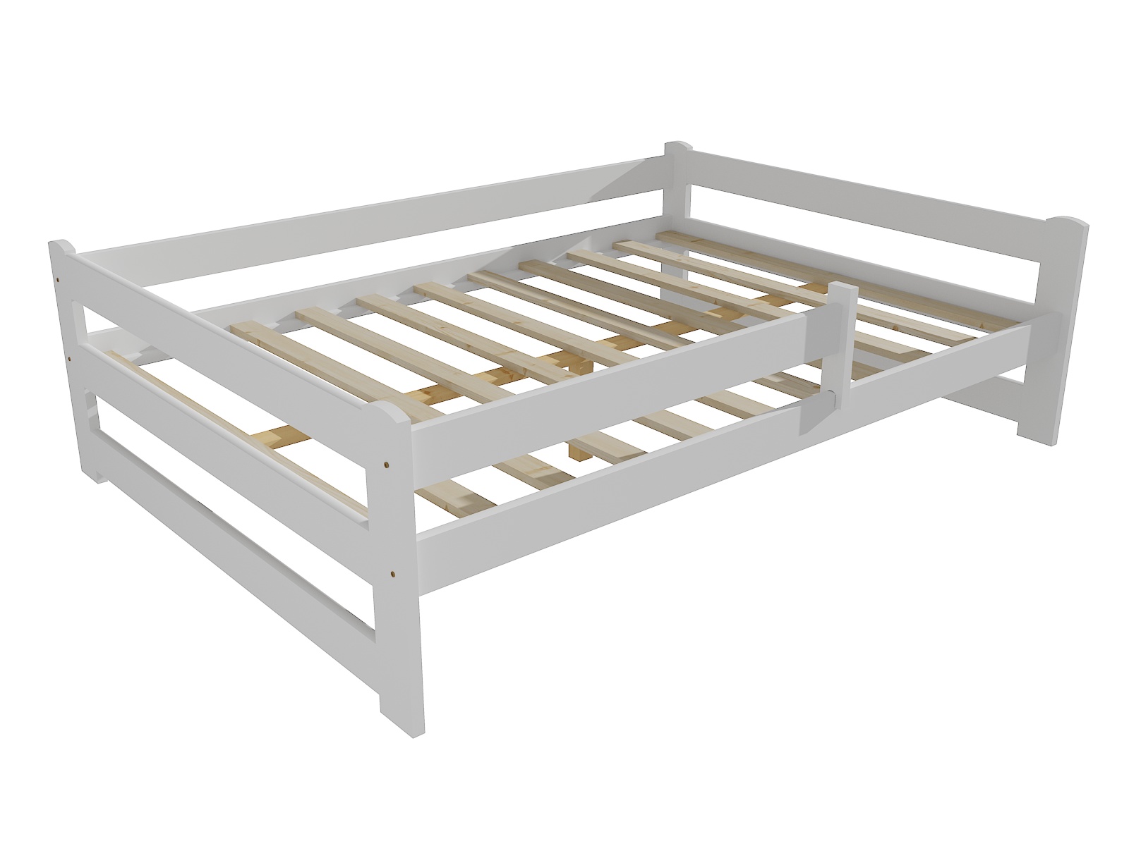 Dětská postel MANNIX se zábranou Barva: barva bílá, Rozměr: 160 x 200 cm
