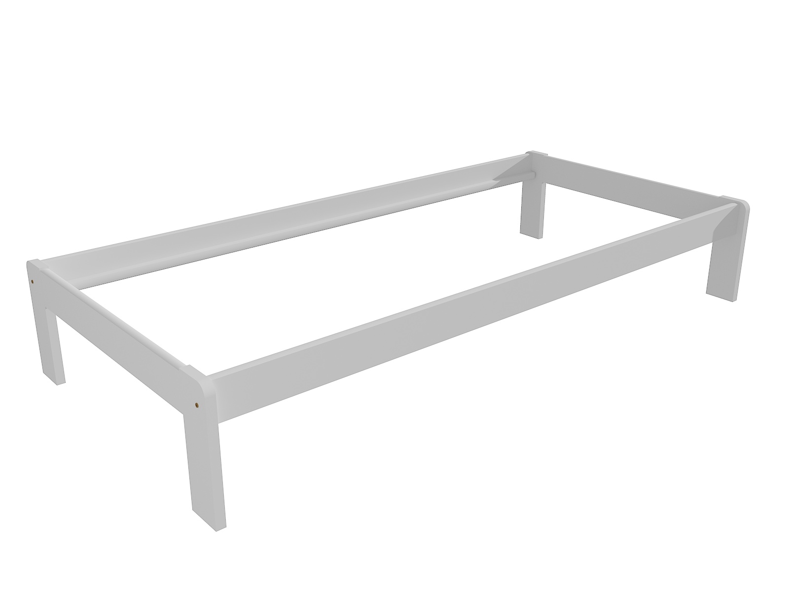 Jednolůžková postel RONAN Barva: barva bílá, Rozměr: 80 x 200 cm