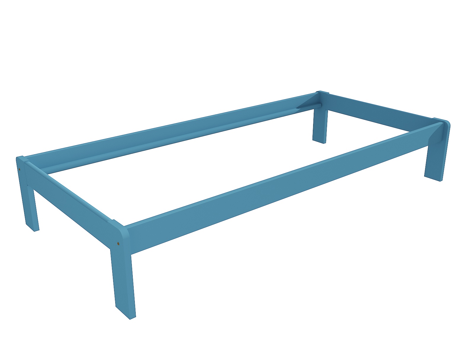 Jednolůžková postel RONAN Barva: barva modrá, Rozměr: 100 x 200 cm