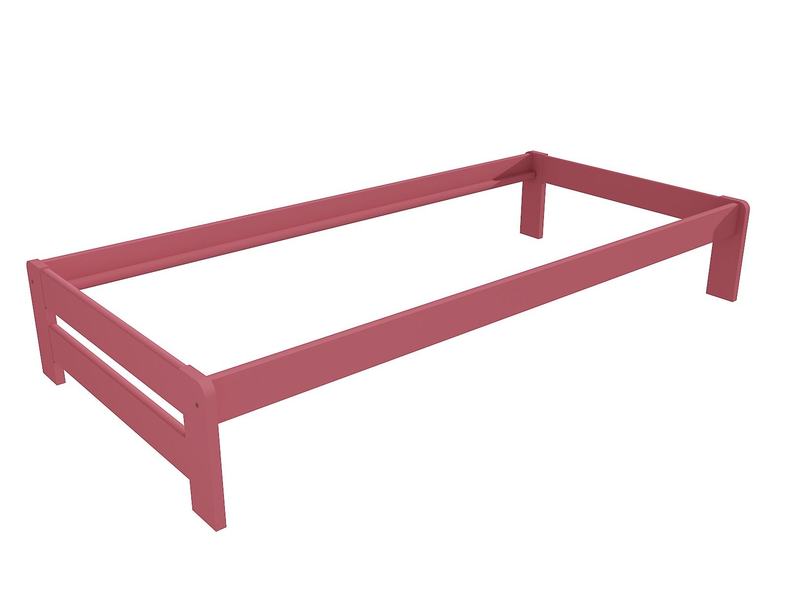 Jednolůžková postel SCOTH Barva: barva růžová, Rozměr: 100 x 200 cm