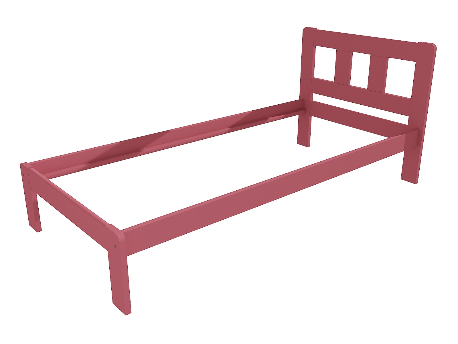 Jednolůžková postel DIOMA Barva: růžová, Rozměr: 80 x 200 cm