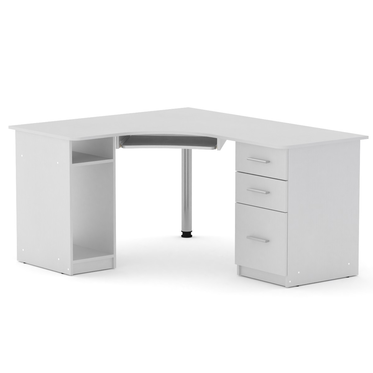 PC stůl rohový MAX-09 Barva: bílá