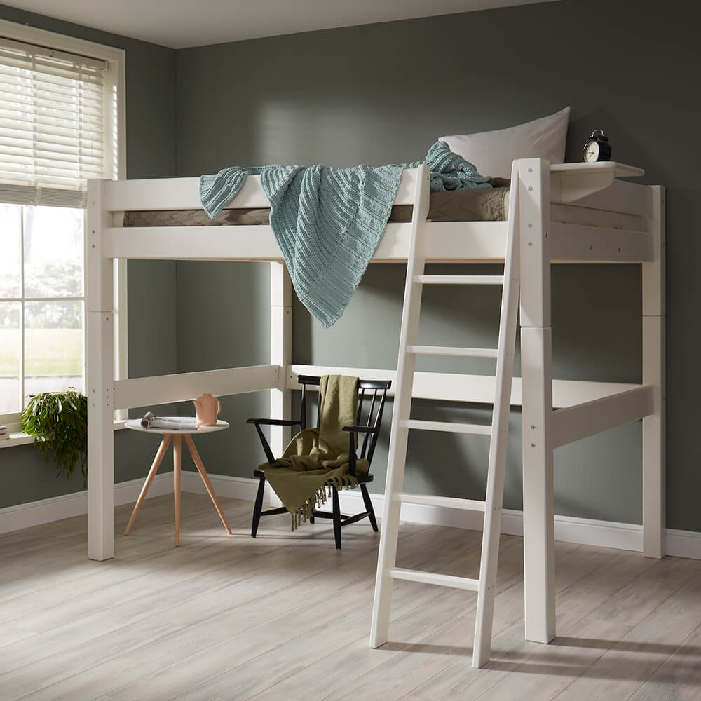 Patrová postel ELPY MAX PLUS SOLID vč. roštu Barva: surové dřevo, Rozměr: 140 x 200 cm