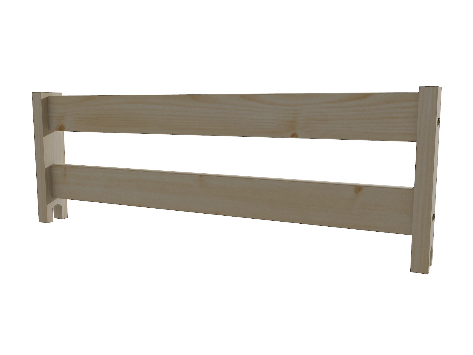 Zábrana A Barva: surové dřevo, Délka: 80 cm