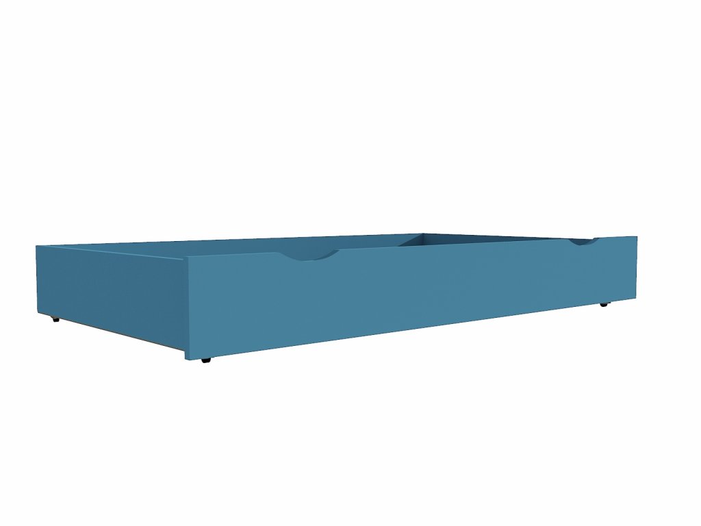 Šuplík / zásuvka pod postel 150 / 198 cm Barva: modrá, Délka: 198 cm