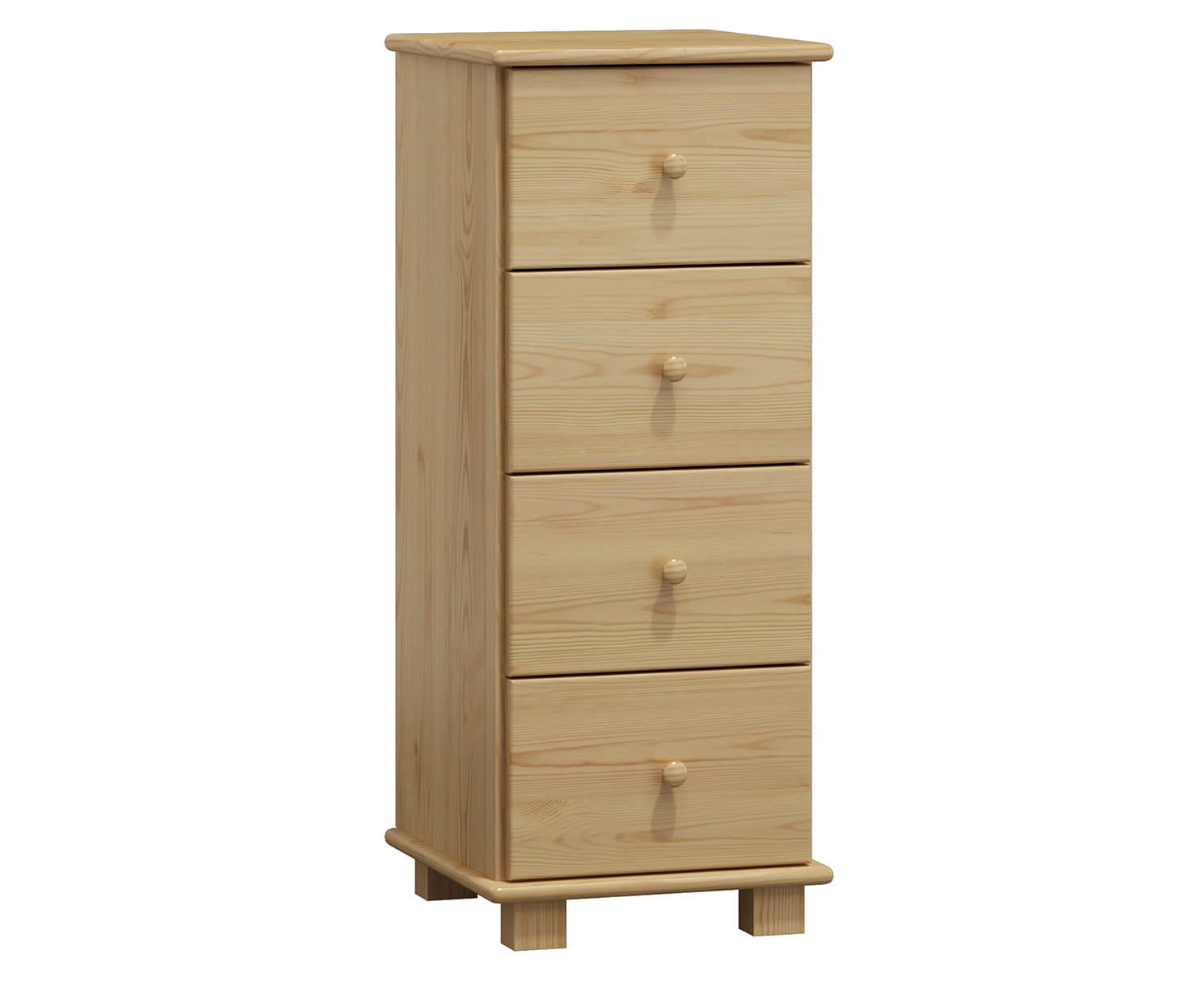 Komoda ze dřeva MATHISEN NORE Zvolte barvu:: bezbarvý lak, Hloubka: 42 cm