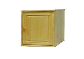 Nástavec na šatní skříň ze dřeva SAETHER NORE Barva: surové dřevo