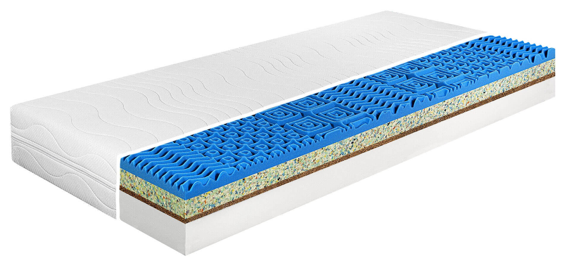 Sendvičová matrace ZEUS PLUS, výška 22 cm Rozměr: 160 x 200 cm, Materiál: chloe aktiv
