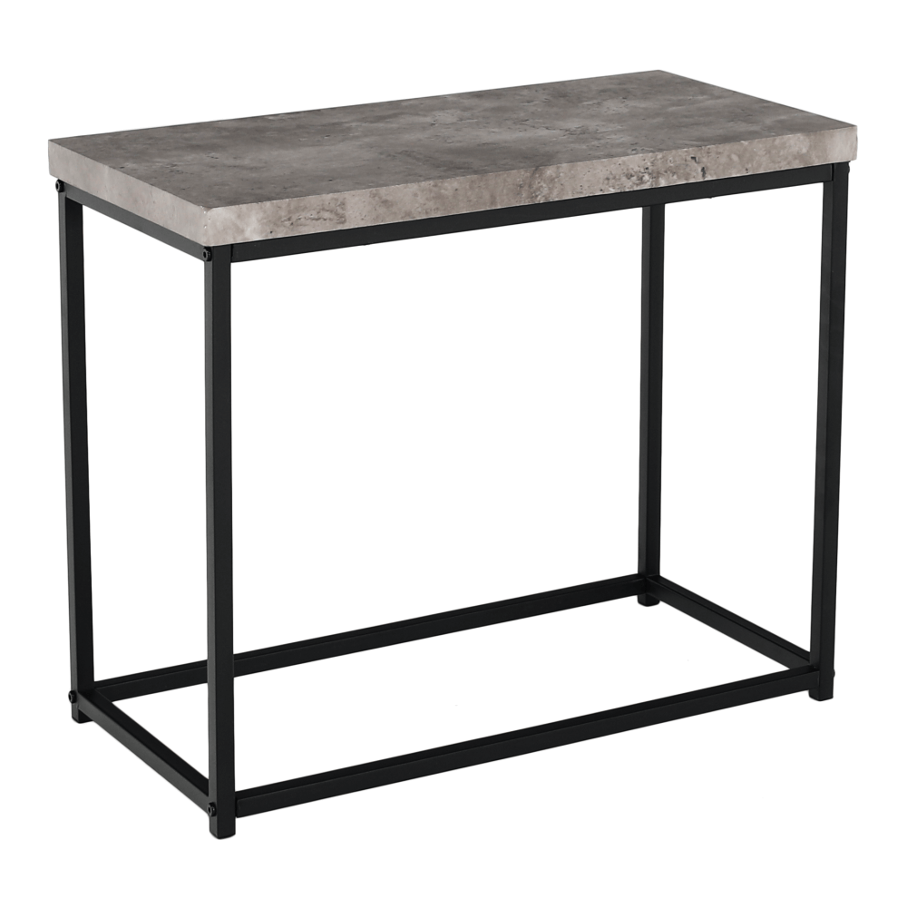 Příruční stolek TENDER černá / beton - výprodej