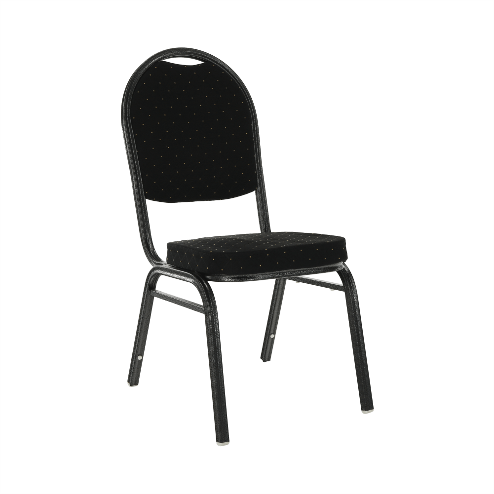 Stohovatelná židle JEFF 2 NEW, černá