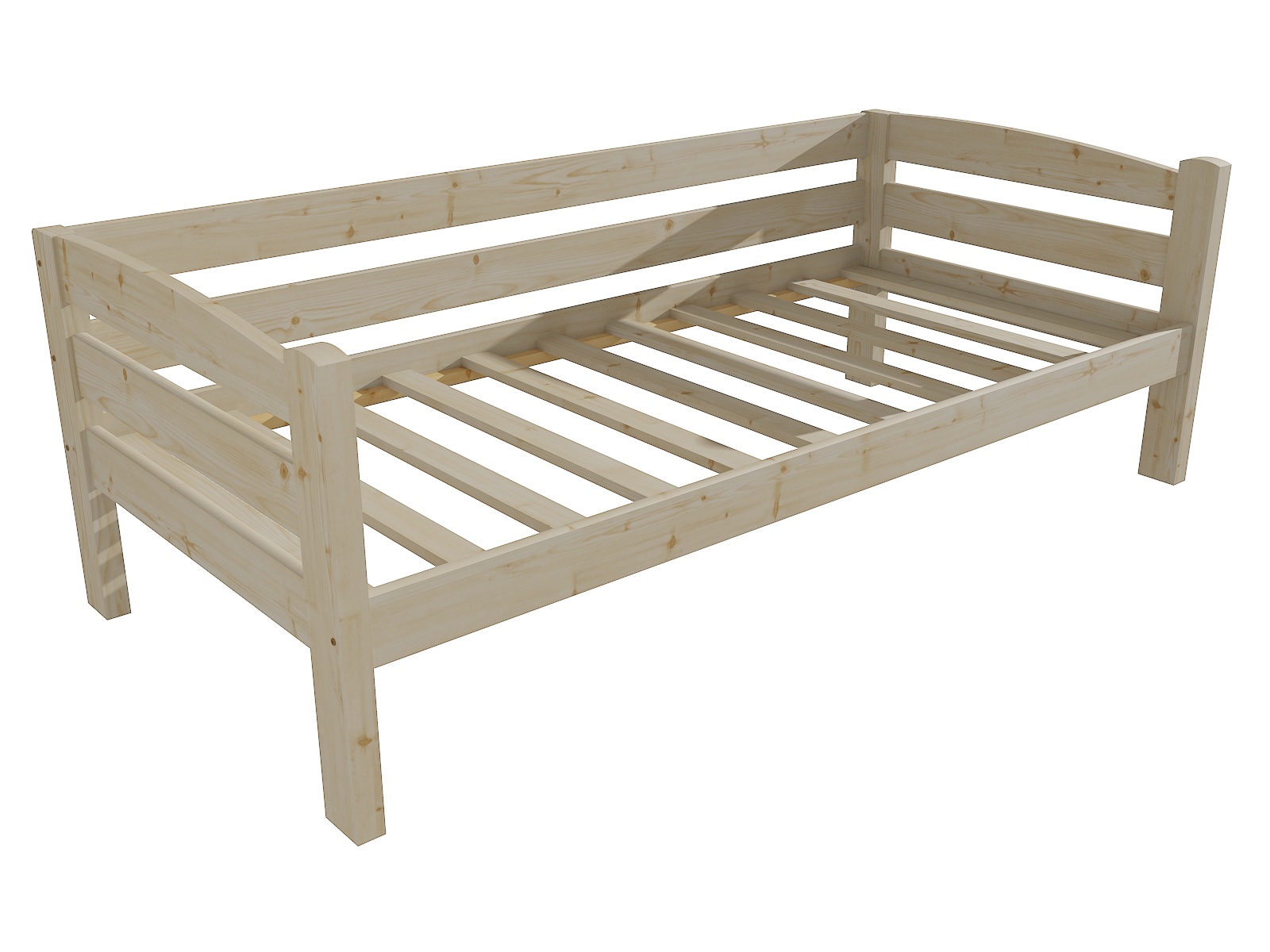 Dětská postel JACKSON Barva: surové dřevo, Rozměr: 80 x 200 cm